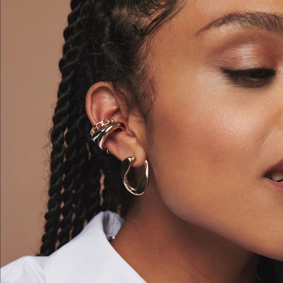 💛 Chunky ear cuffs - Picture 1 of 3